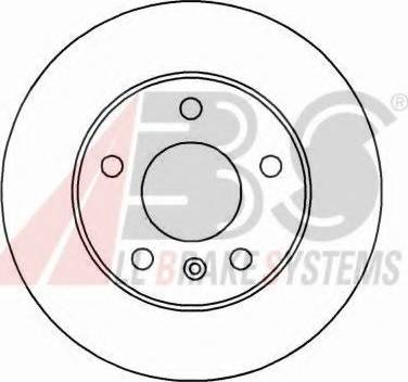 A.B.S. 16955 OE - Bremžu diski www.autospares.lv