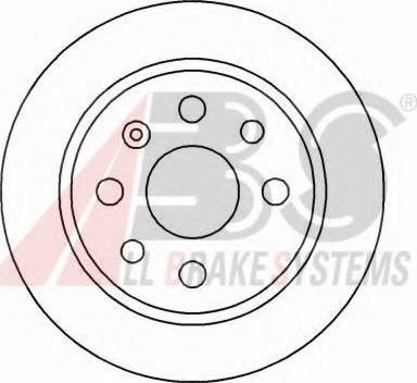 A.B.S. 16488 OE - Bremžu diski www.autospares.lv