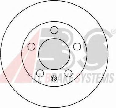 A.B.S. 16883 OE - Bremžu diski www.autospares.lv