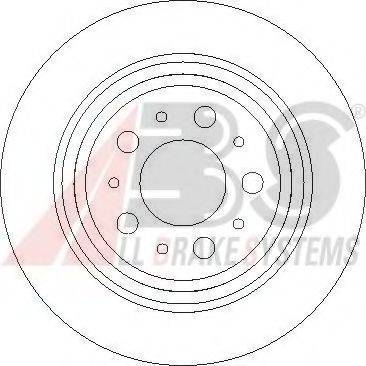 A.B.S. 17013 OE - Bremžu diski www.autospares.lv