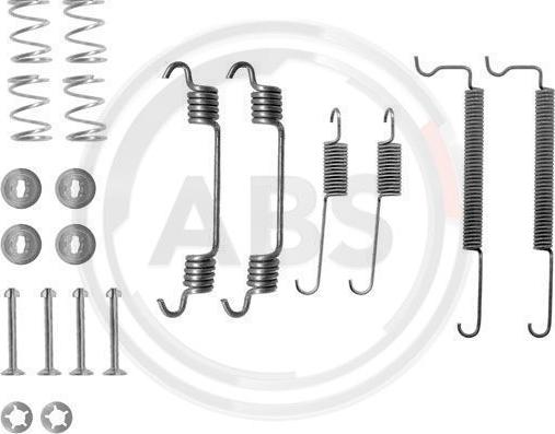 A.B.S. 0709Q - Piederumu komplekts, Bremžu loki www.autospares.lv