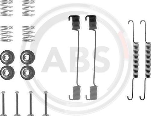 A.B.S. 0704Q - Piederumu komplekts, Bremžu loki autospares.lv