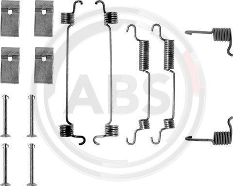 A.B.S. 0735Q - Piederumu komplekts, Bremžu loki www.autospares.lv