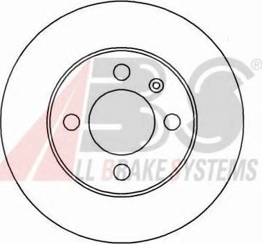 A.B.S. 15810 OE - Bremžu diski www.autospares.lv