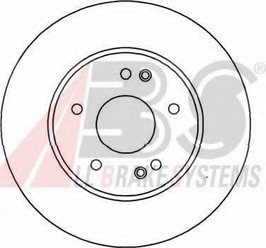 A.B.S. 16448 OE - Bremžu diski www.autospares.lv