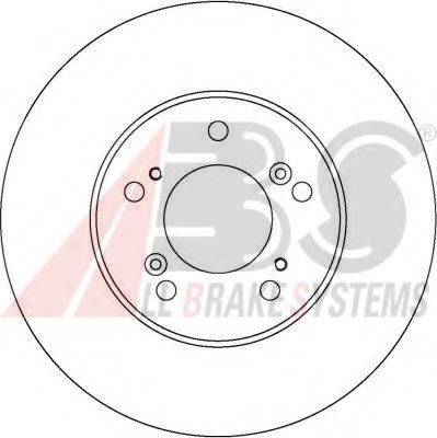 A.B.S. 16588 OE - Bremžu diski www.autospares.lv