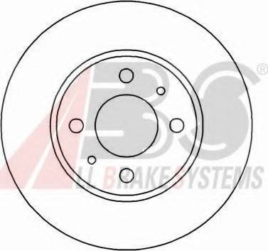 A.B.S. 16046 OE - Bremžu diski www.autospares.lv