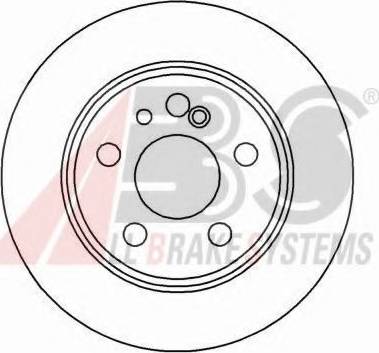 A.B.S. 16112 OE - Bremžu diski www.autospares.lv