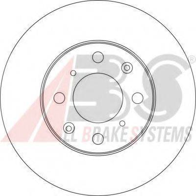 A.B.S. 16117 OE - Bremžu diski www.autospares.lv