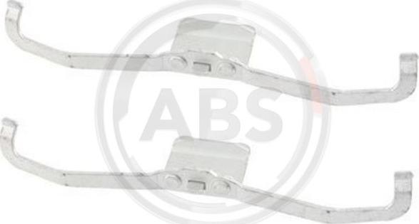 A.B.S. 1639Q - Комплектующие для колодок дискового тормоза www.autospares.lv