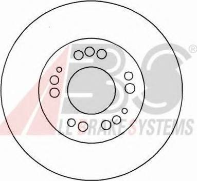 A.B.S. 16208 OE - Bremžu diski www.autospares.lv