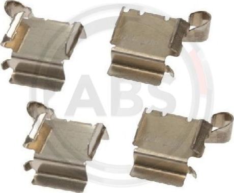 A.B.S. 1622Q - Piederumu komplekts, Disku bremžu uzlikas www.autospares.lv