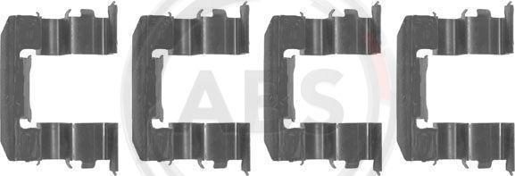 A.B.S. 1184Q - Accessory Kit for disc brake Pads www.autospares.lv