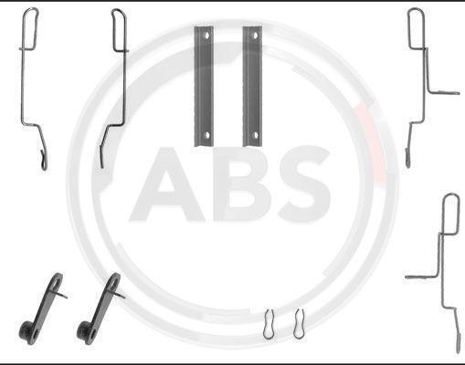 A.B.S. 1188Q - Piederumu komplekts, Disku bremžu uzlikas autospares.lv