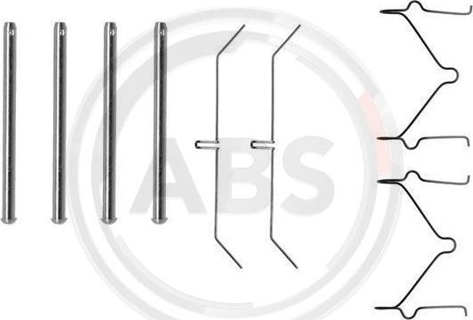 A.B.S. 1129Q - Piederumu komplekts, Disku bremžu uzlikas www.autospares.lv