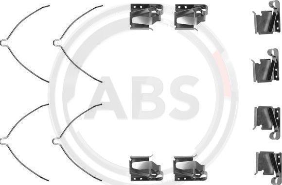 A.B.S. 1269Q - Accessory Kit for disc brake Pads www.autospares.lv