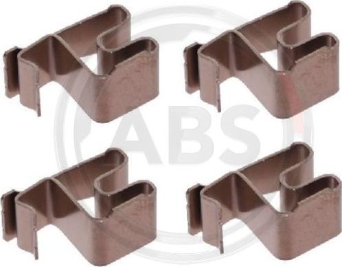 A.B.S. 1219Q - Accessory Kit for disc brake Pads www.autospares.lv