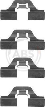 A.B.S. 1211Q - Accessory Kit for disc brake Pads www.autospares.lv