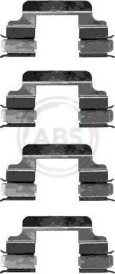 A.B.S. 1230Q - Accessory Kit for disc brake Pads www.autospares.lv