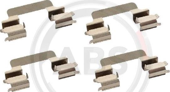 A.B.S. 1231Q - Accessory Kit for disc brake Pads www.autospares.lv