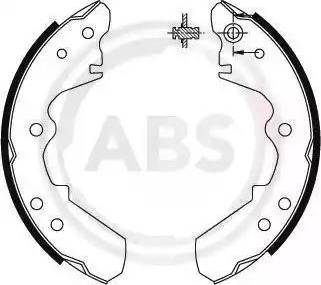 A.B.S. 8662 - Bremžu loku komplekts www.autospares.lv