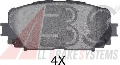 A.B.S. 35015 OE - Brake Pad Set, disc brake www.autospares.lv