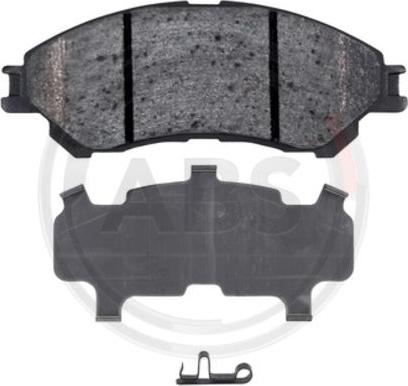 A.B.S. 35031 - Brake Pad Set, disc brake www.autospares.lv