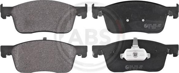 A.B.S. 35186 - Brake Pad Set, disc brake www.autospares.lv