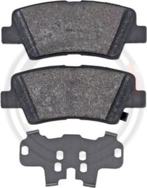 A.B.S. 35133 - Brake Pad Set, disc brake www.autospares.lv