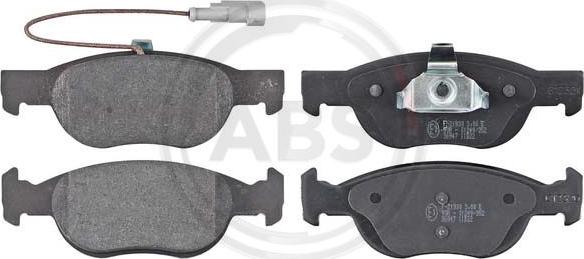 A.B.S. 36947 - Brake Pad Set, disc brake www.autospares.lv