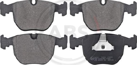 A.B.S. 36961 - Brake Pad Set, disc brake www.autospares.lv