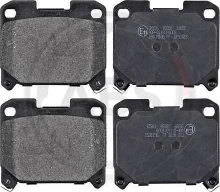 A.B.S. 36936 - Brake Pad Set, disc brake www.autospares.lv