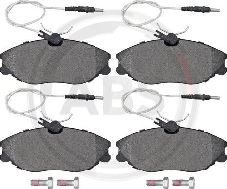 A.B.S. 36977 - Brake Pad Set, disc brake www.autospares.lv