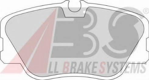 A.B.S. 36556/1 - Bremžu uzliku kompl., Disku bremzes www.autospares.lv