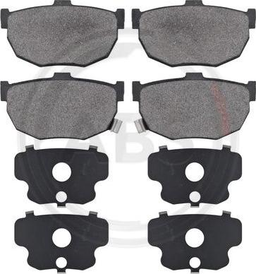 A.B.S. 36692 - Brake Pad Set, disc brake www.autospares.lv