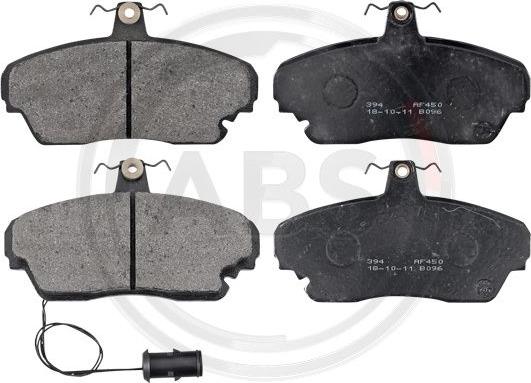 A.B.S. 36646 - Brake Pad Set, disc brake www.autospares.lv