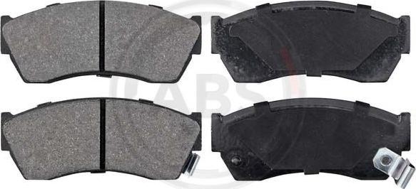 A.B.S. 36656 - Brake Pad Set, disc brake www.autospares.lv