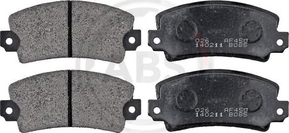 A.B.S. 36042 - Brake Pad Set, disc brake www.autospares.lv