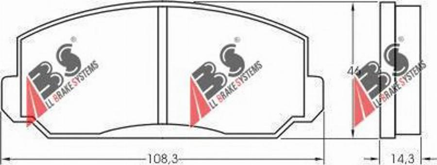 A.B.S. 36135 - Bremžu uzliku kompl., Disku bremzes www.autospares.lv