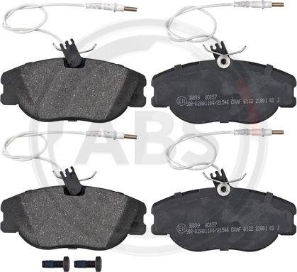 A.B.S. 36899 - Brake Pad Set, disc brake www.autospares.lv