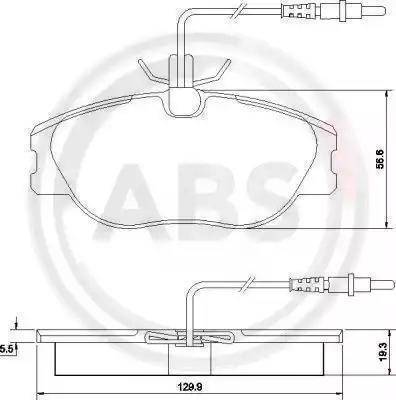 BOSCH F 026 000 052 - Bremžu uzliku kompl., Disku bremzes www.autospares.lv