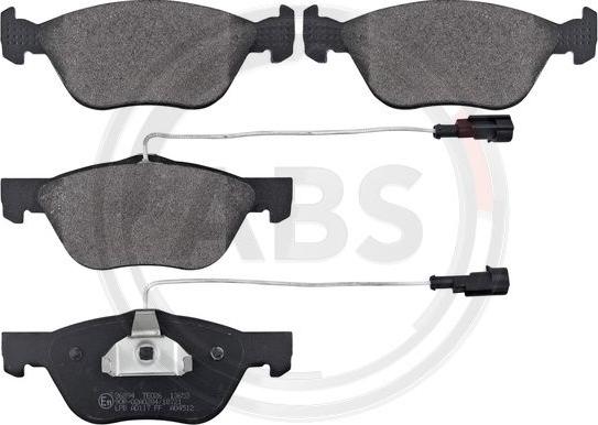 A.B.S. 36894 - Brake Pad Set, disc brake www.autospares.lv