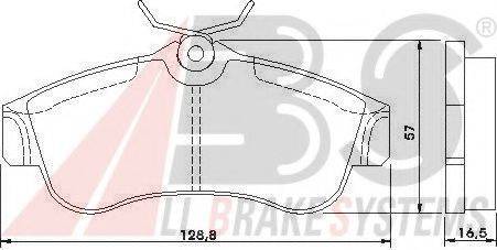 A.B.S. 36740 OE - Bremžu uzliku kompl., Disku bremzes www.autospares.lv