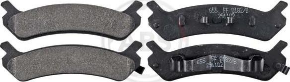 A.B.S. 36754 - Brake Pad Set, disc brake www.autospares.lv