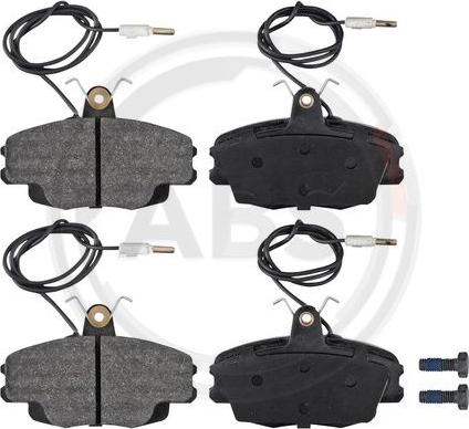 A.B.S. 36770 - Brake Pad Set, disc brake www.autospares.lv