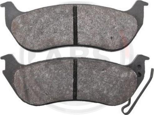 A.B.S. 38981 - Brake Pad Set, disc brake www.autospares.lv