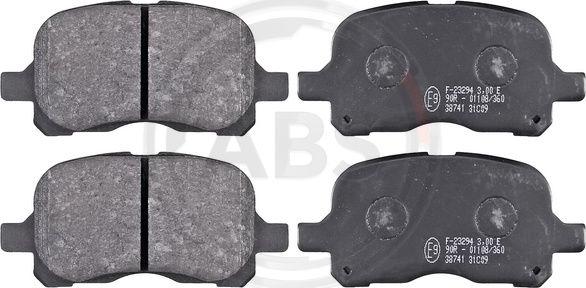 A.B.S. 38741 - Brake Pad Set, disc brake www.autospares.lv