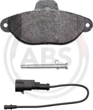 A.B.S. 37995 - Тормозные колодки, дисковые, комплект www.autospares.lv