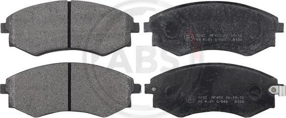 A.B.S. 37468 - Brake Pad Set, disc brake www.autospares.lv