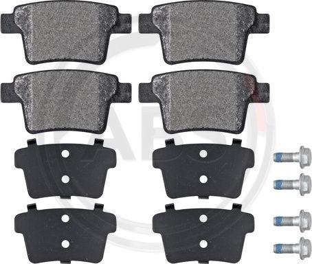 A.B.S. 37489 - Brake Pad Set, disc brake www.autospares.lv